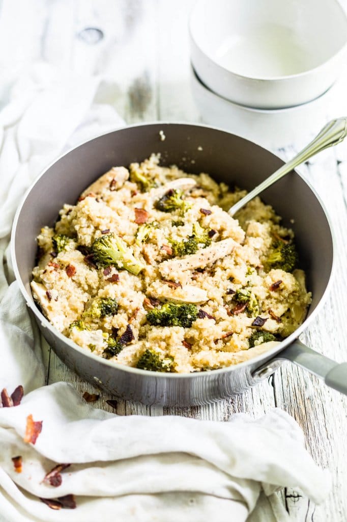 Creamy Chicken with Quinoa and Broccoli | What Molly Made