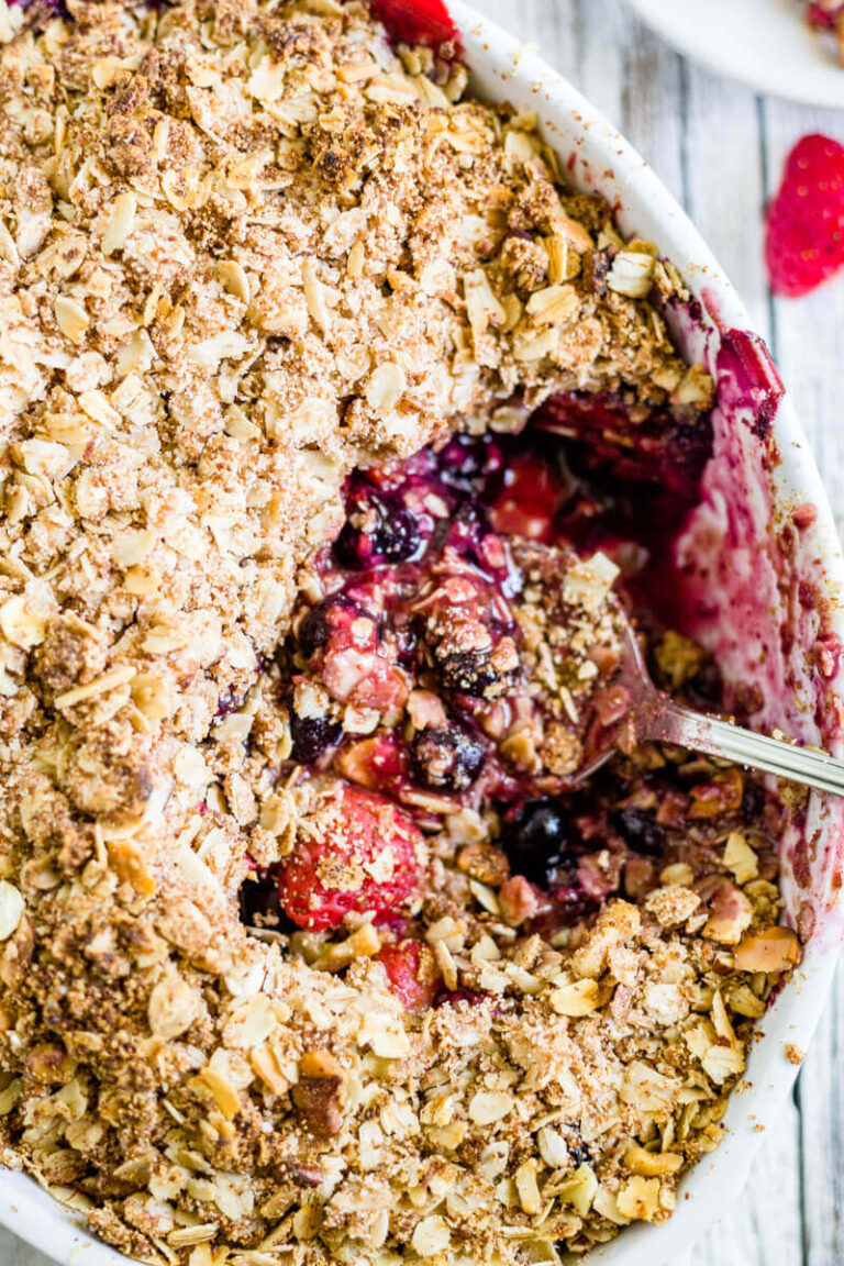 GlutenFree Berry Crisp