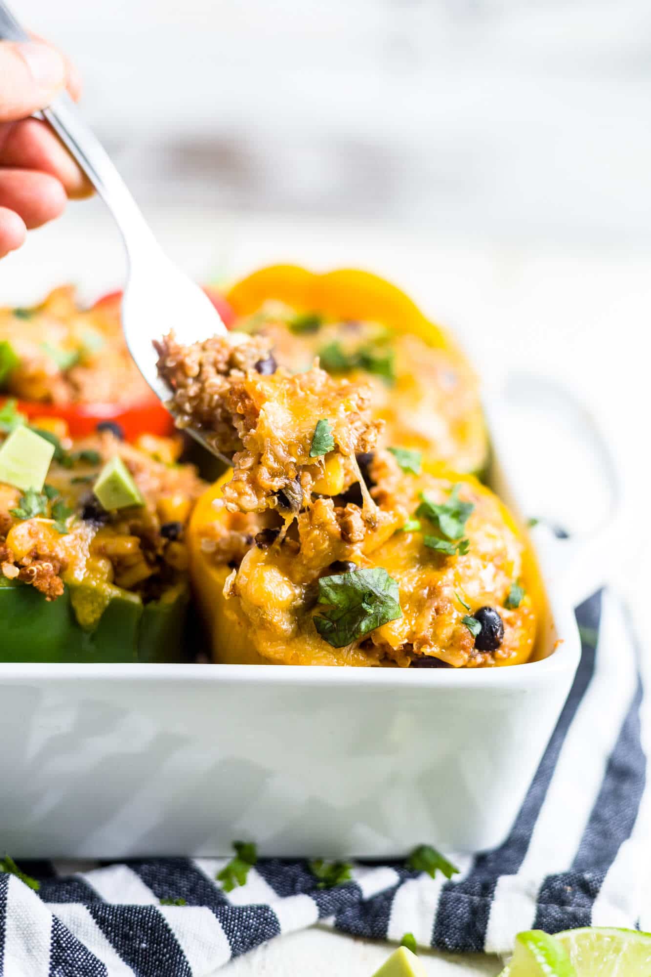 Easy Turkey Taco Stuffed Peppers What Molly Made