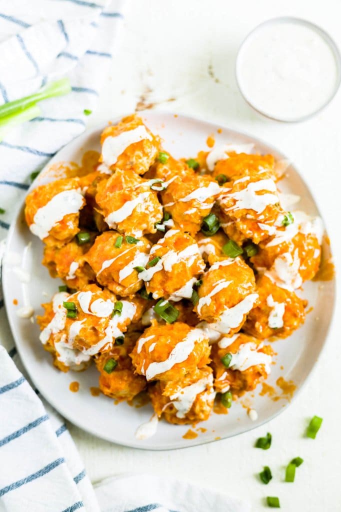 Slow Cooker Buffalo Chicken Meatballs What Molly Made 9080