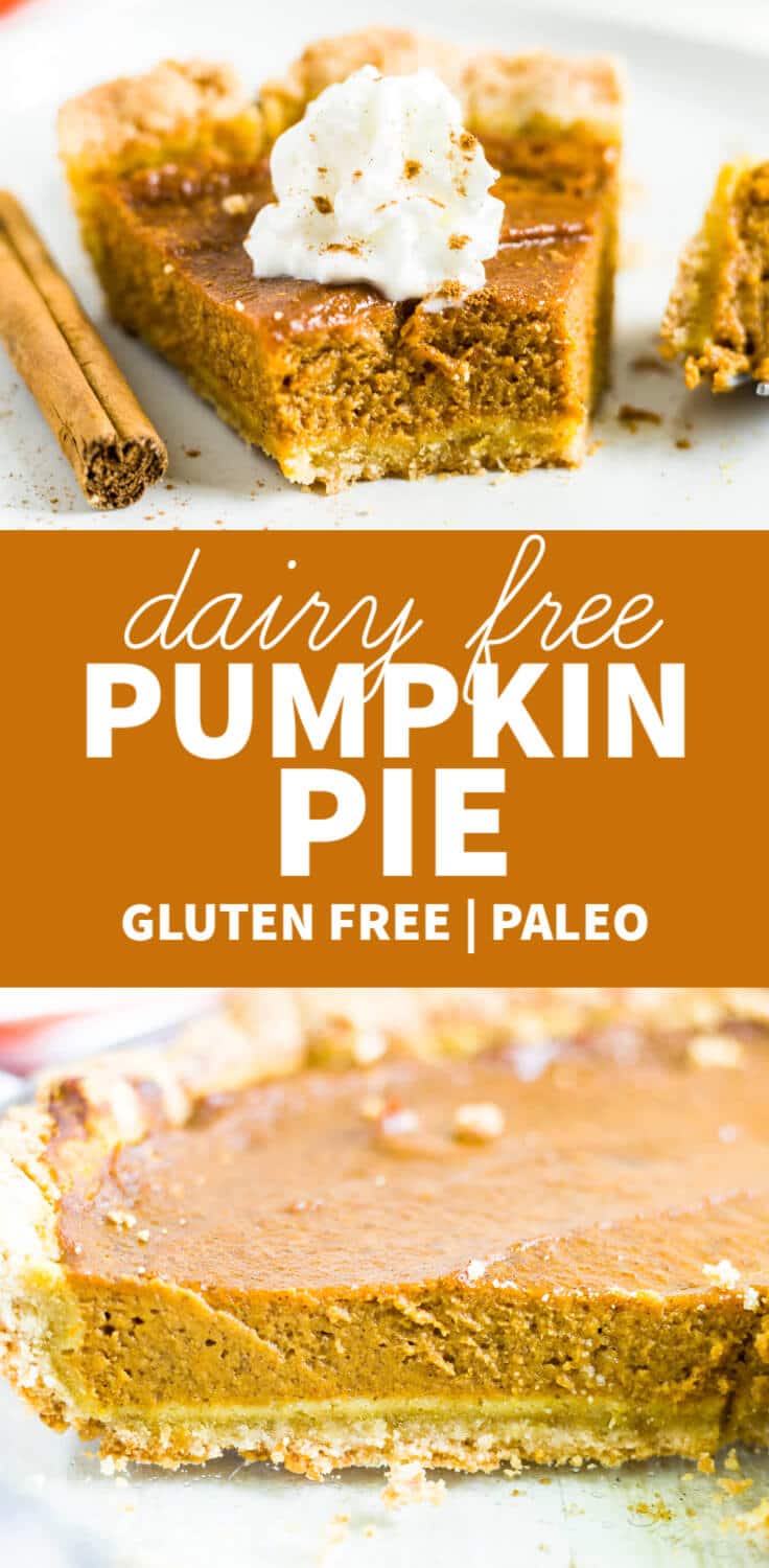 dairy free pumpkin pie