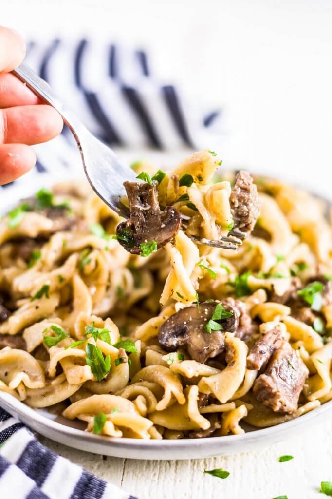 Instant Pot Beef Stroganoff