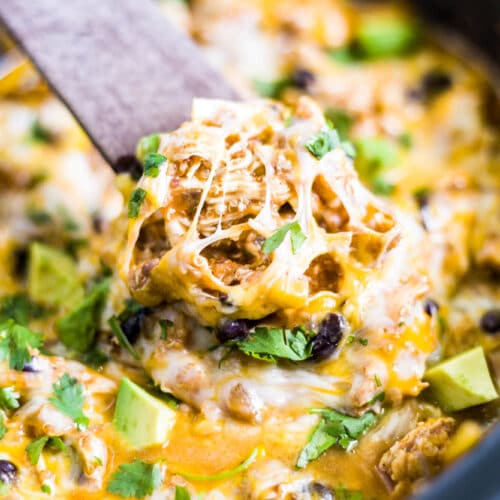 Slow Cooker Mexican Chicken Casserole with Quinoa | What Molly Made