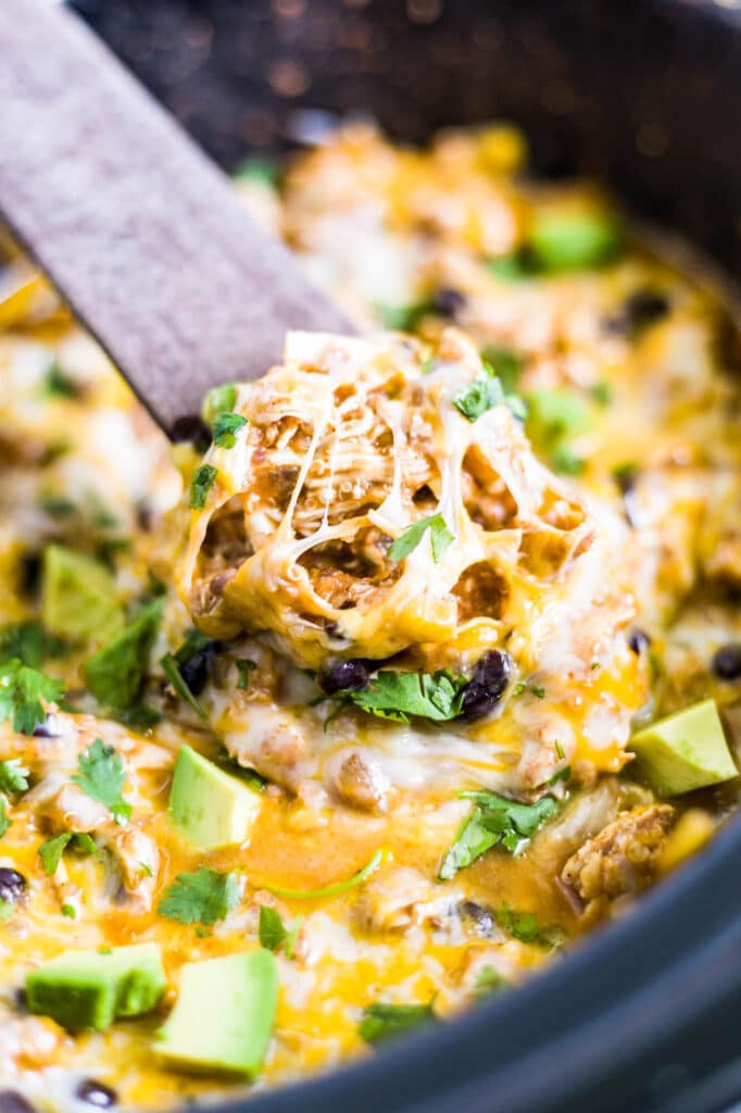 Slow Cooker Mexican Chicken Casserole with Quinoa | What Molly Made