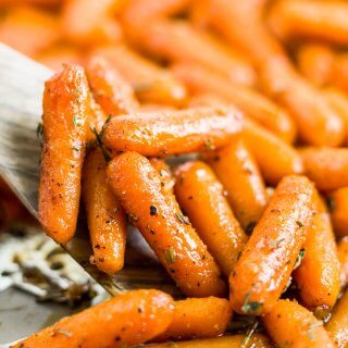 maple glazed carrots