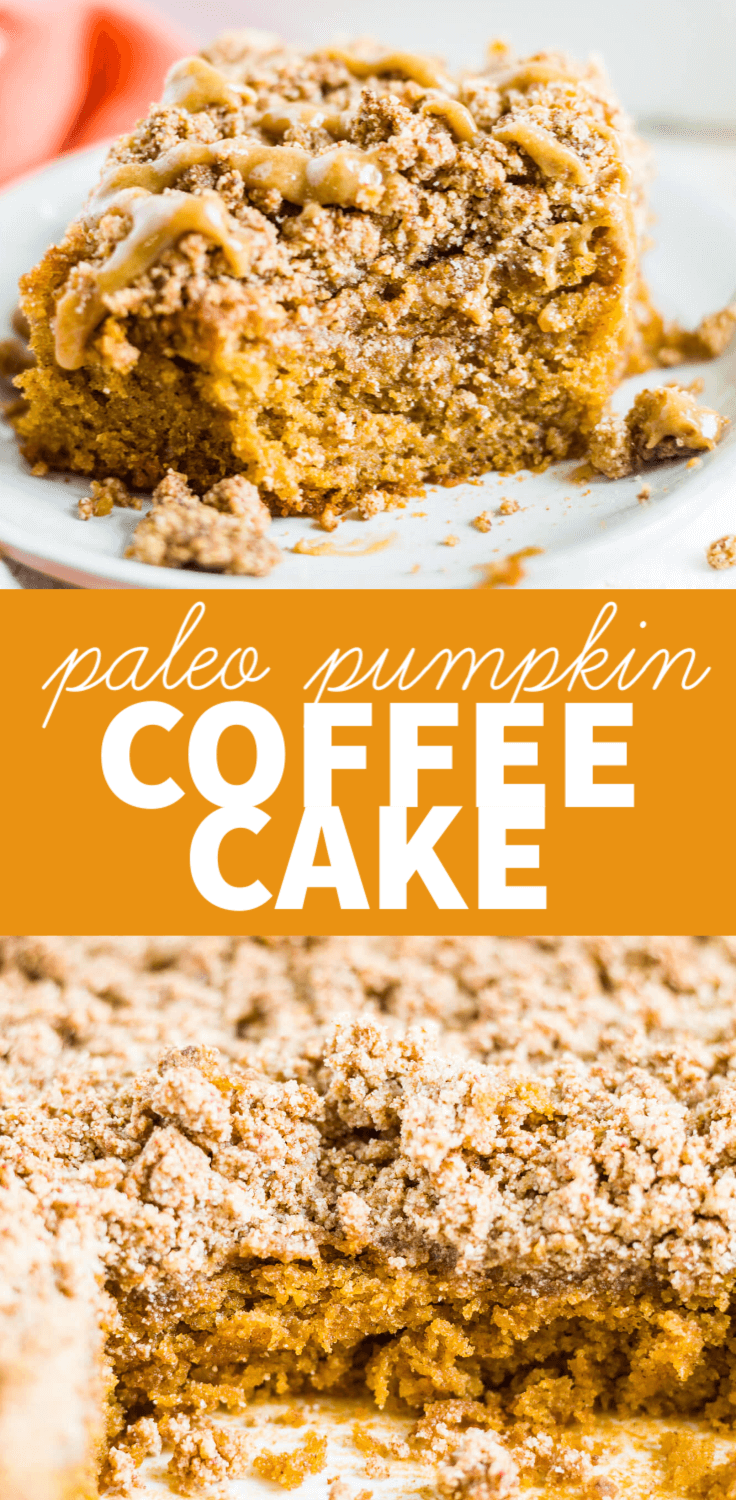paleo pumpkin coffee cake