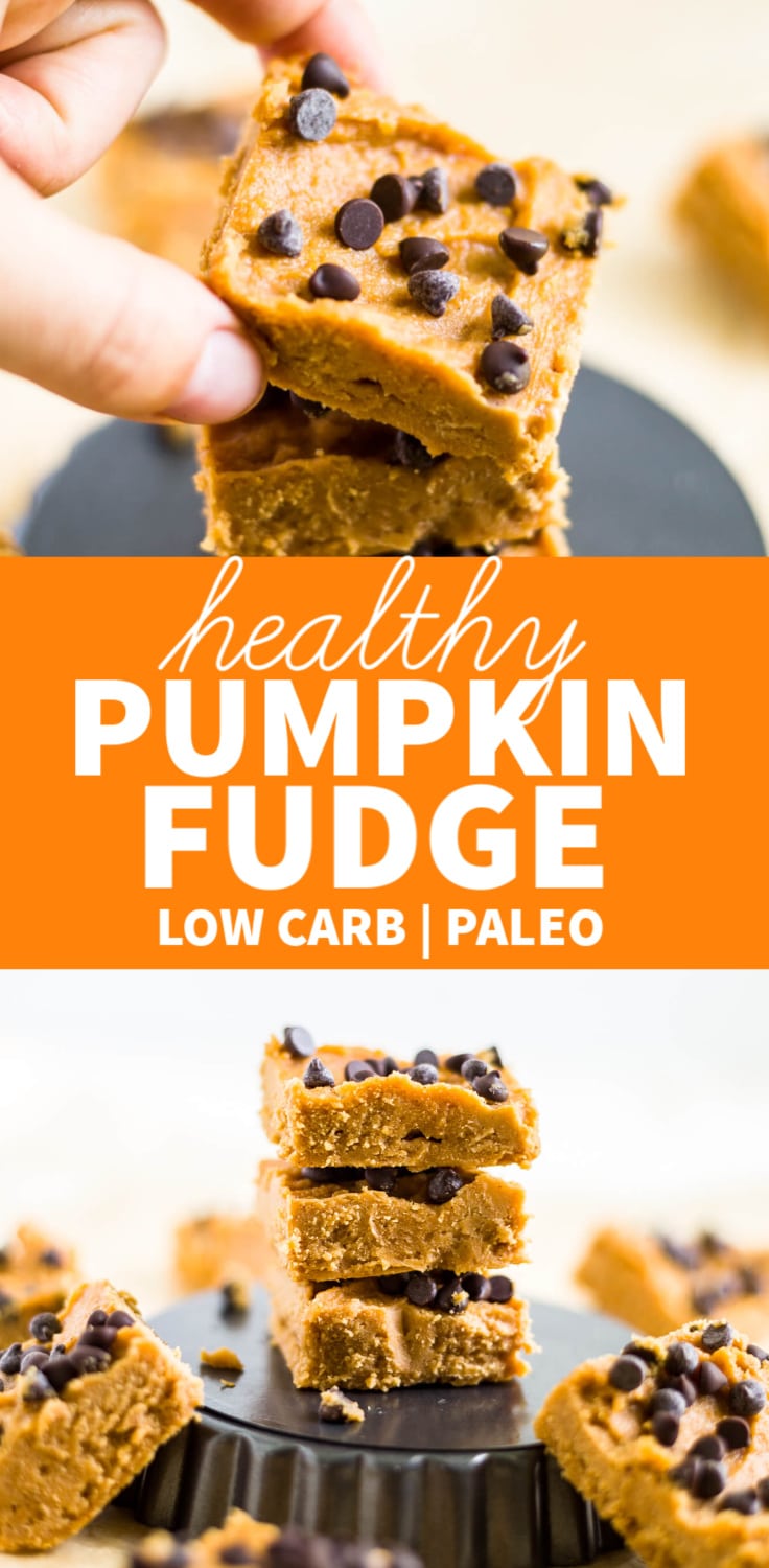 healthy keto pumpkin fudge