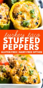 Easy Turkey Taco Stuffed Peppers - What Molly Made