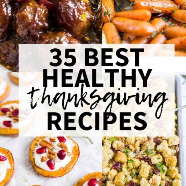 collage of the best Thanksgiving recipes with a text overlay