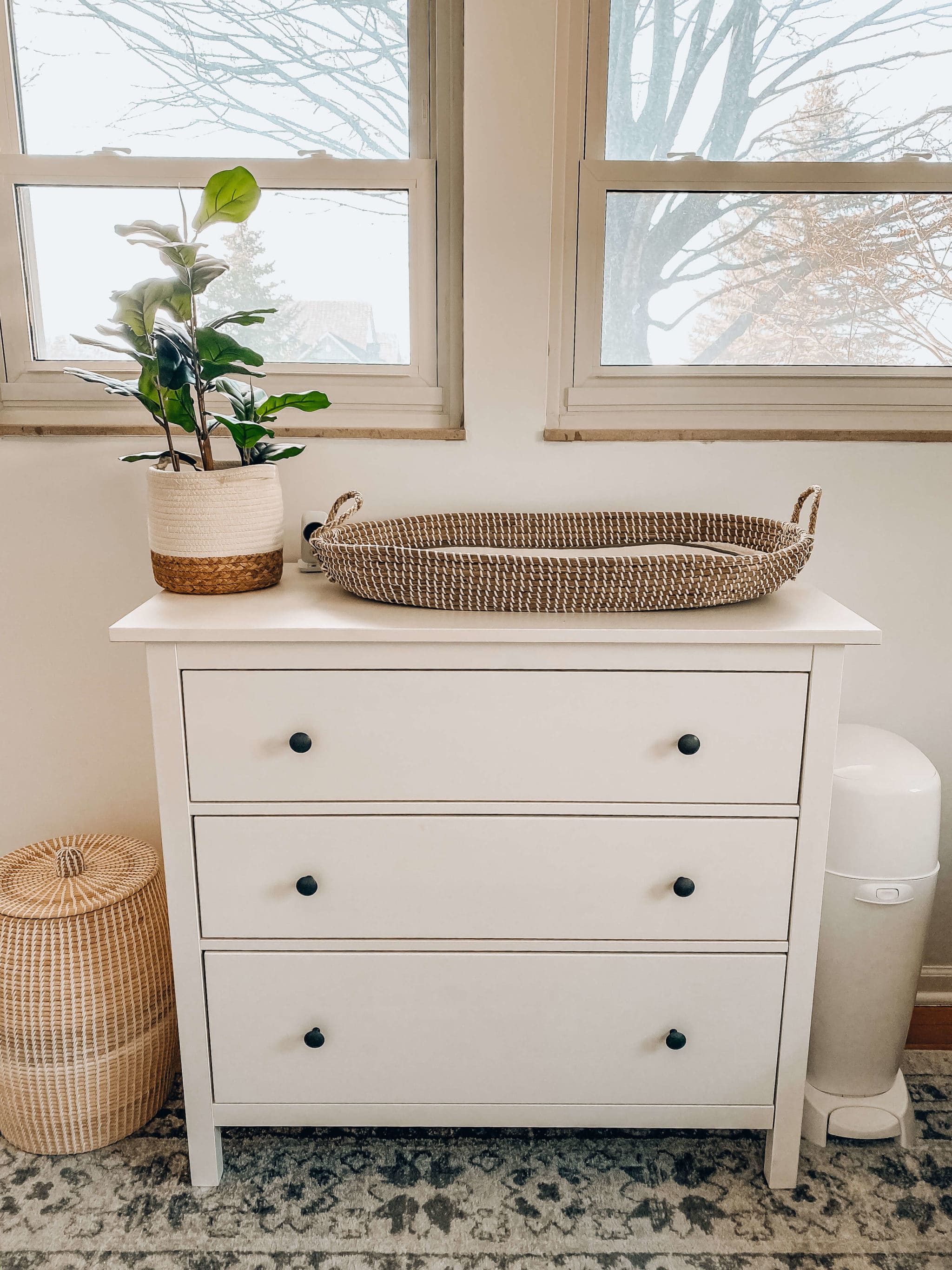 changing station boho nursery