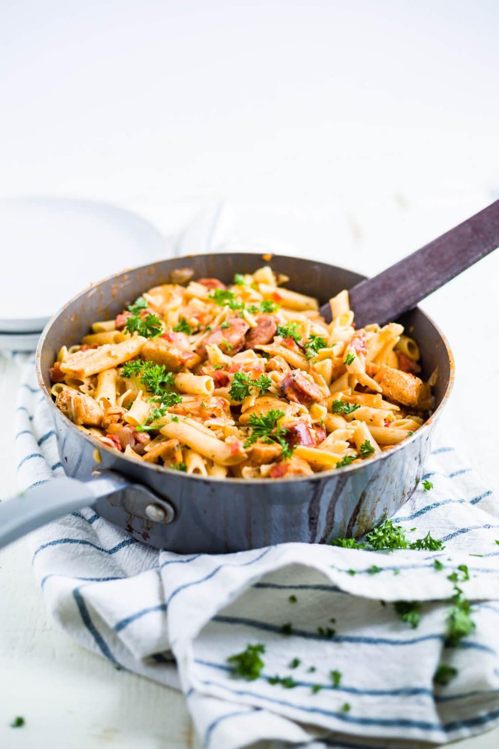 One Pot Creamy Cajun Chicken Pasta Dairy Free What Molly Made