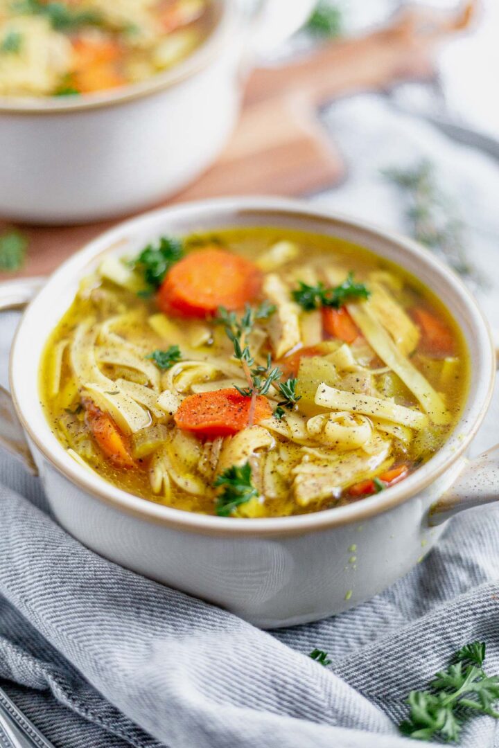 Instant Pot Chicken Noodle Soup Recipe [With Video!]