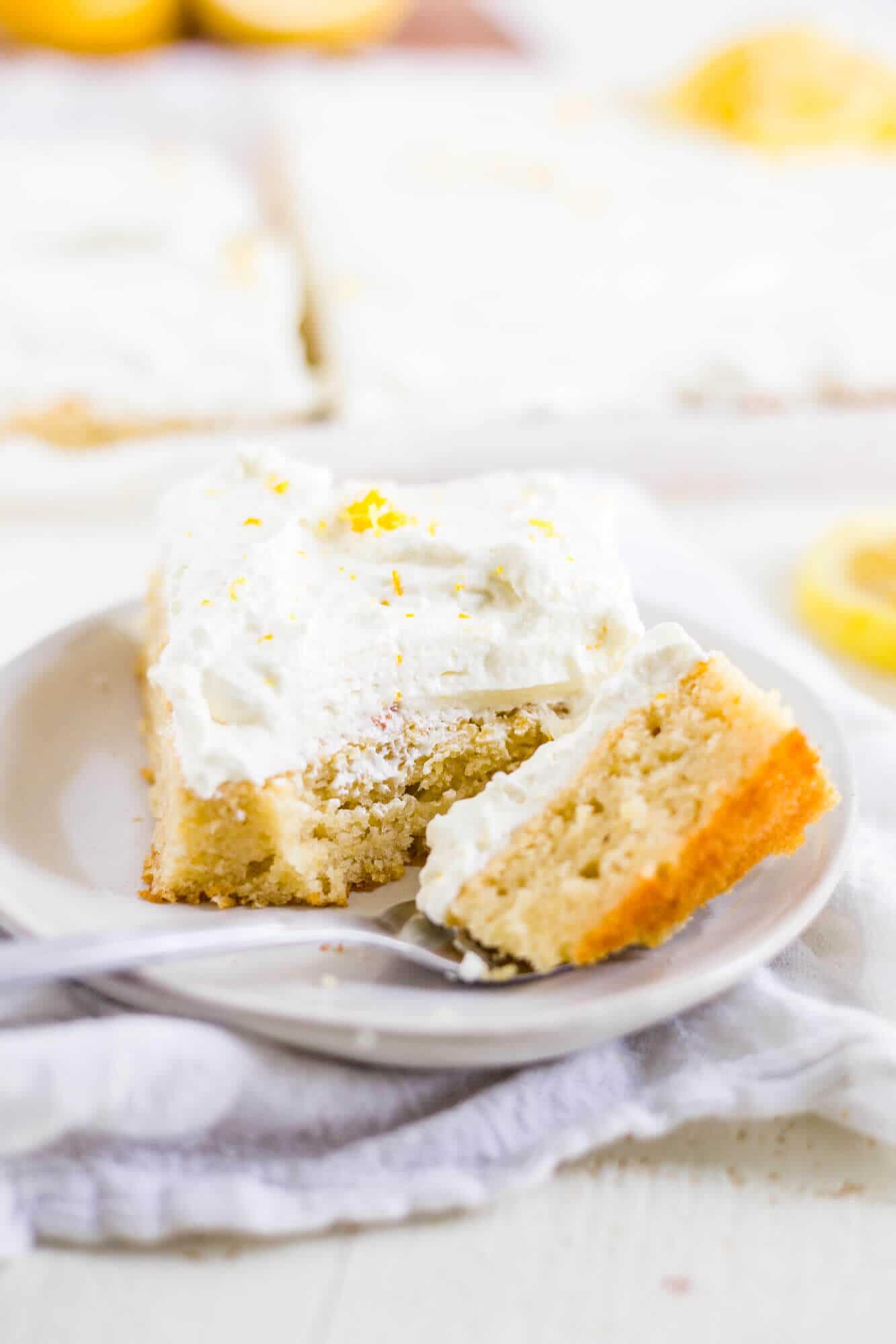 Healthy Lemon Cake What Molly Made