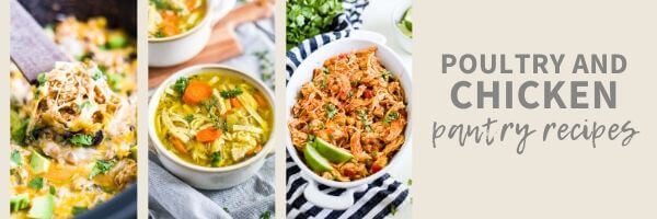 pantry recipes made with chicken