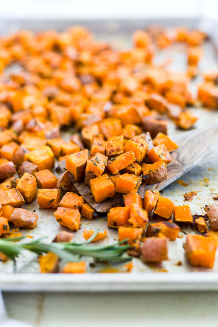 Rosemary Roasted Sweet Potatoes What Molly Made 