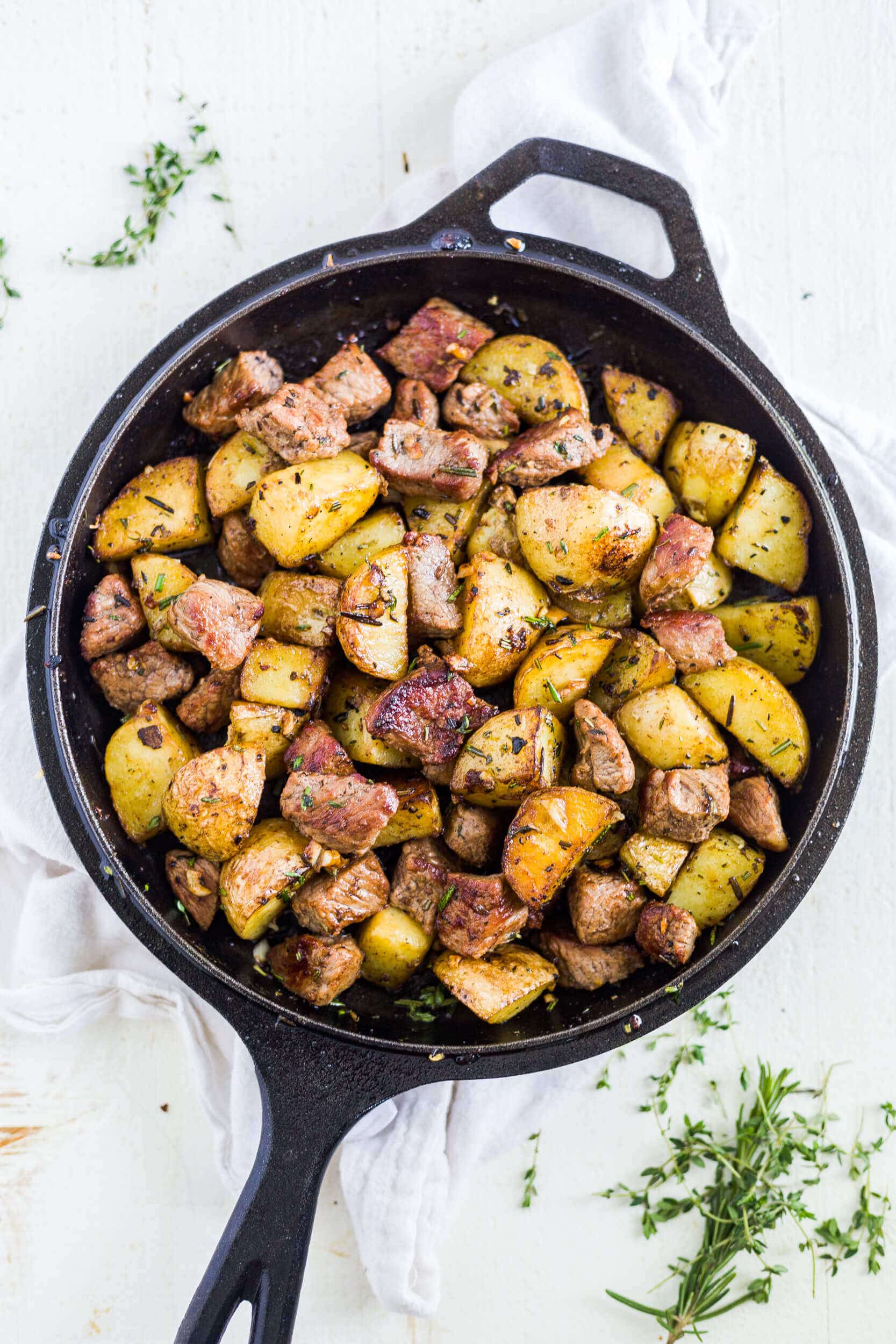 Herby Garlic Steak Bites What Molly Made 