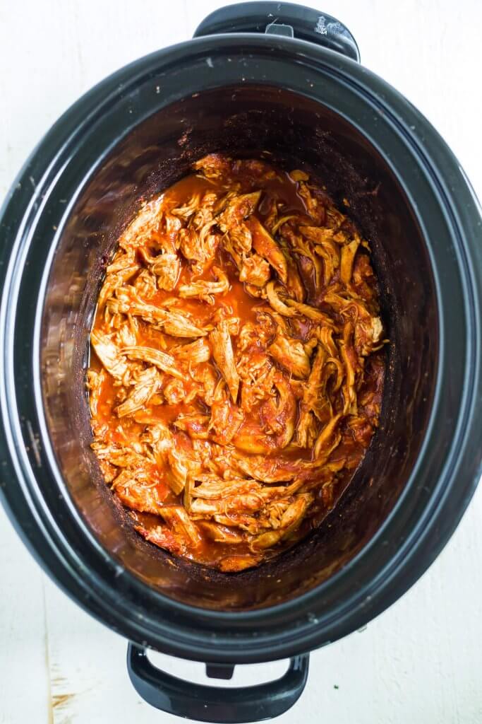 bbq pulled chicken in a crock pot