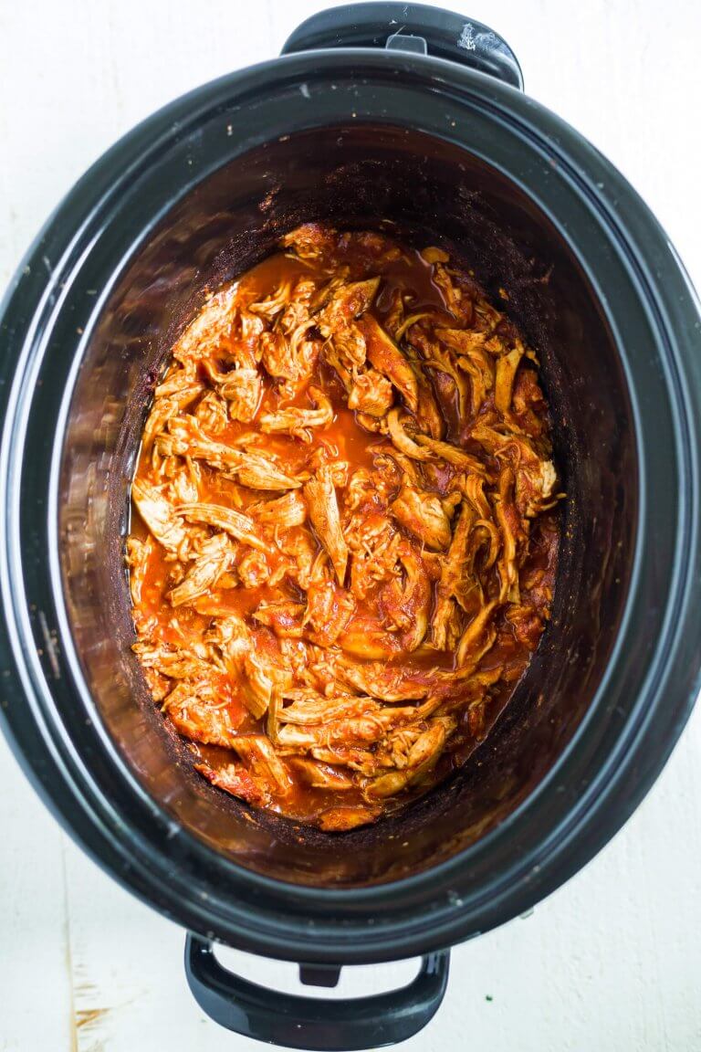 Best Crock Pot BBQ Pulled Chicken What Molly Made