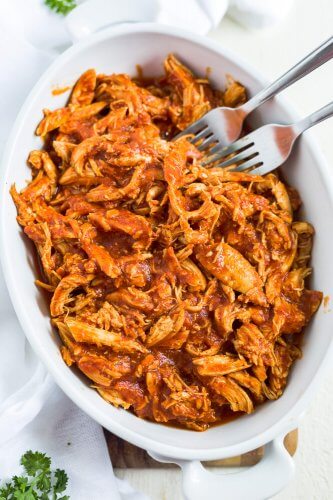 Best Crock Pot BBQ Pulled Chicken | What Molly Made