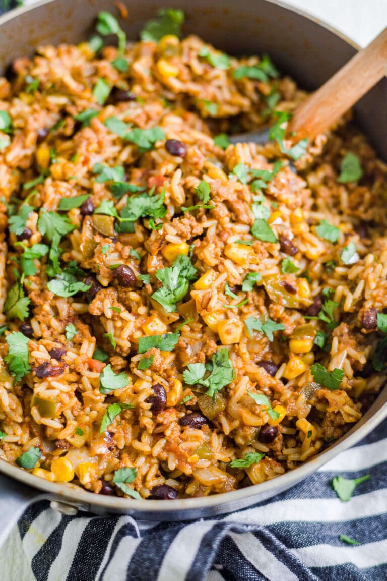Mexican Beef and Rice [One Pot Meal] | What Molly Made