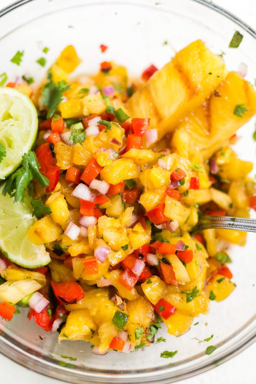Grilled Flank Steak with Pineapple Salsa What Molly Made