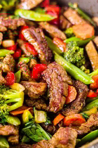 Veggie-Packed Steak Stir Fry - What Molly Made