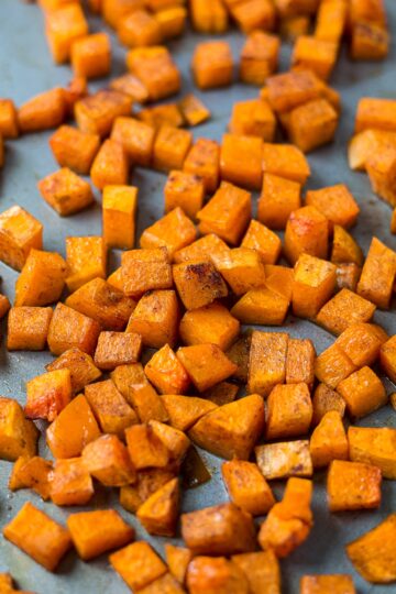 Maple Cinnamon Roasted Butternut Squash - What Molly Made