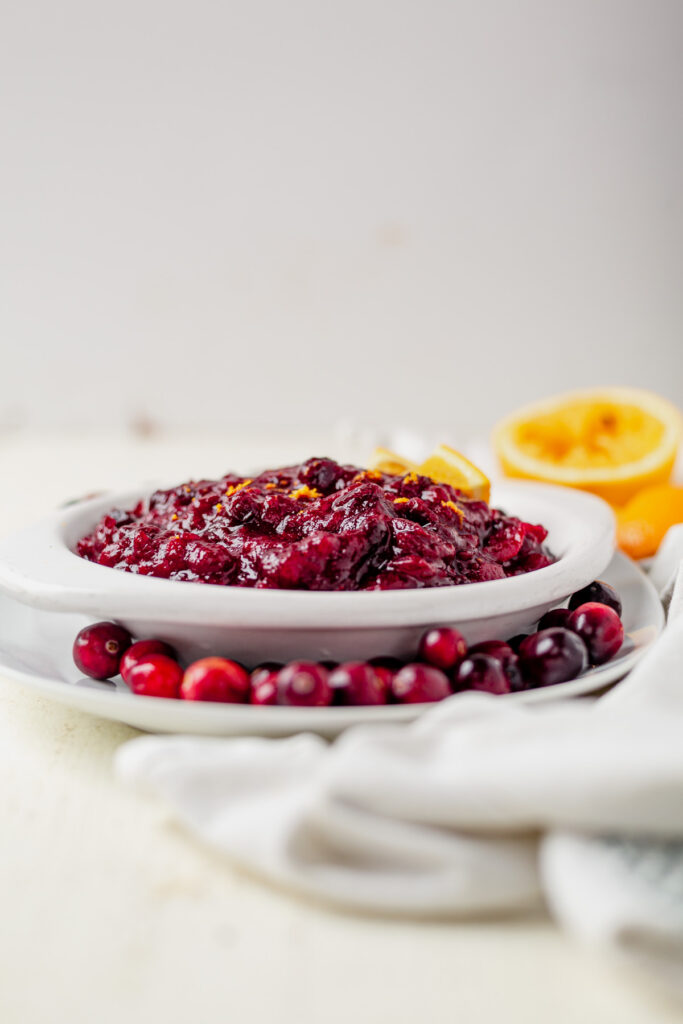 Healthy Cranberry Sauce (Naturally Sweetened) What Molly Made