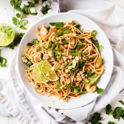 Healthy Chicken Pad Thai Recipe | What Molly Made