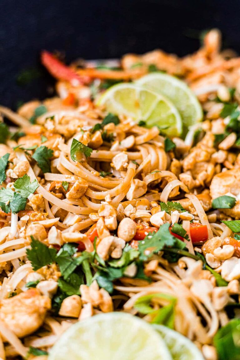 Healthy Chicken Pad Thai Recipe What Molly Made