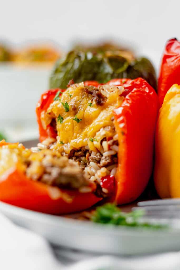 Easy Air Fryer Stuffed Peppers Recipe