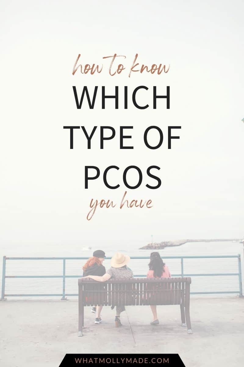 image with a text overlay that says "how to know which type of pcos you have"