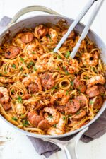 Dairy-Free Creamy Cajun Shrimp Pasta | What Molly Made