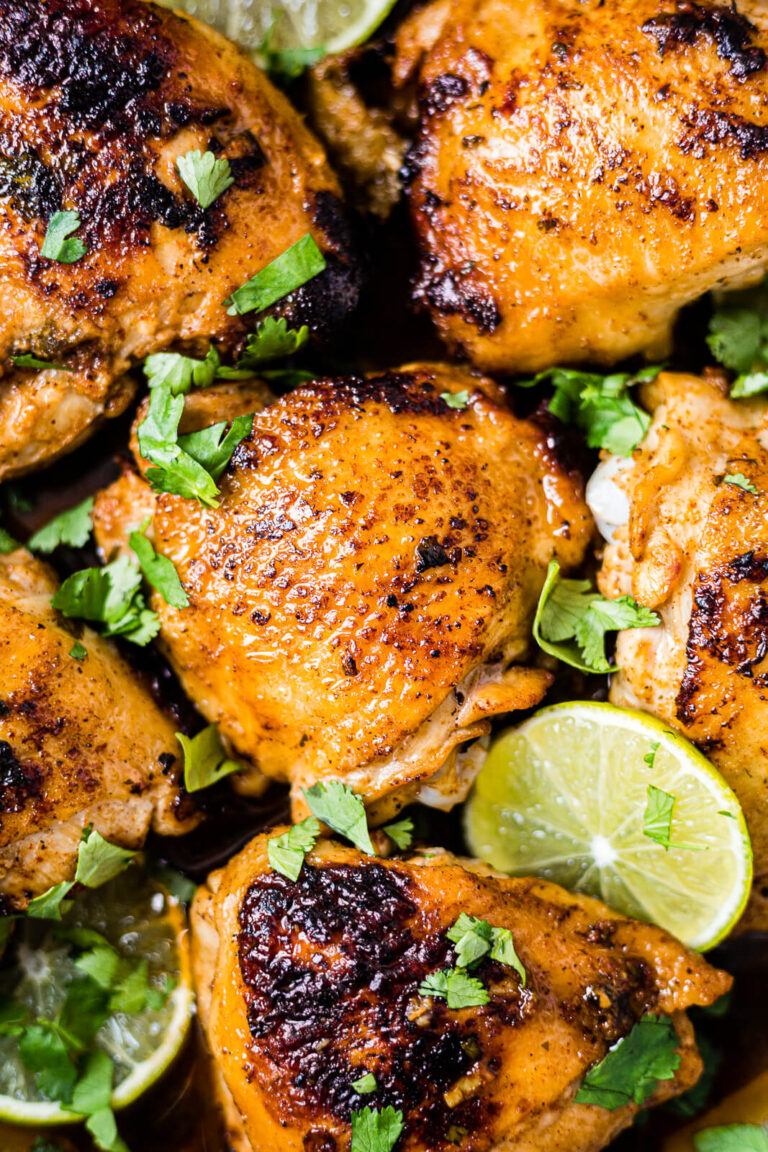 Crispy Cilantro Lime Chicken | What Molly Made