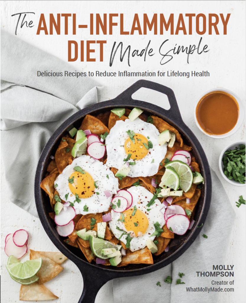 cover of the the anti-inflammatory diet made simple cookbook