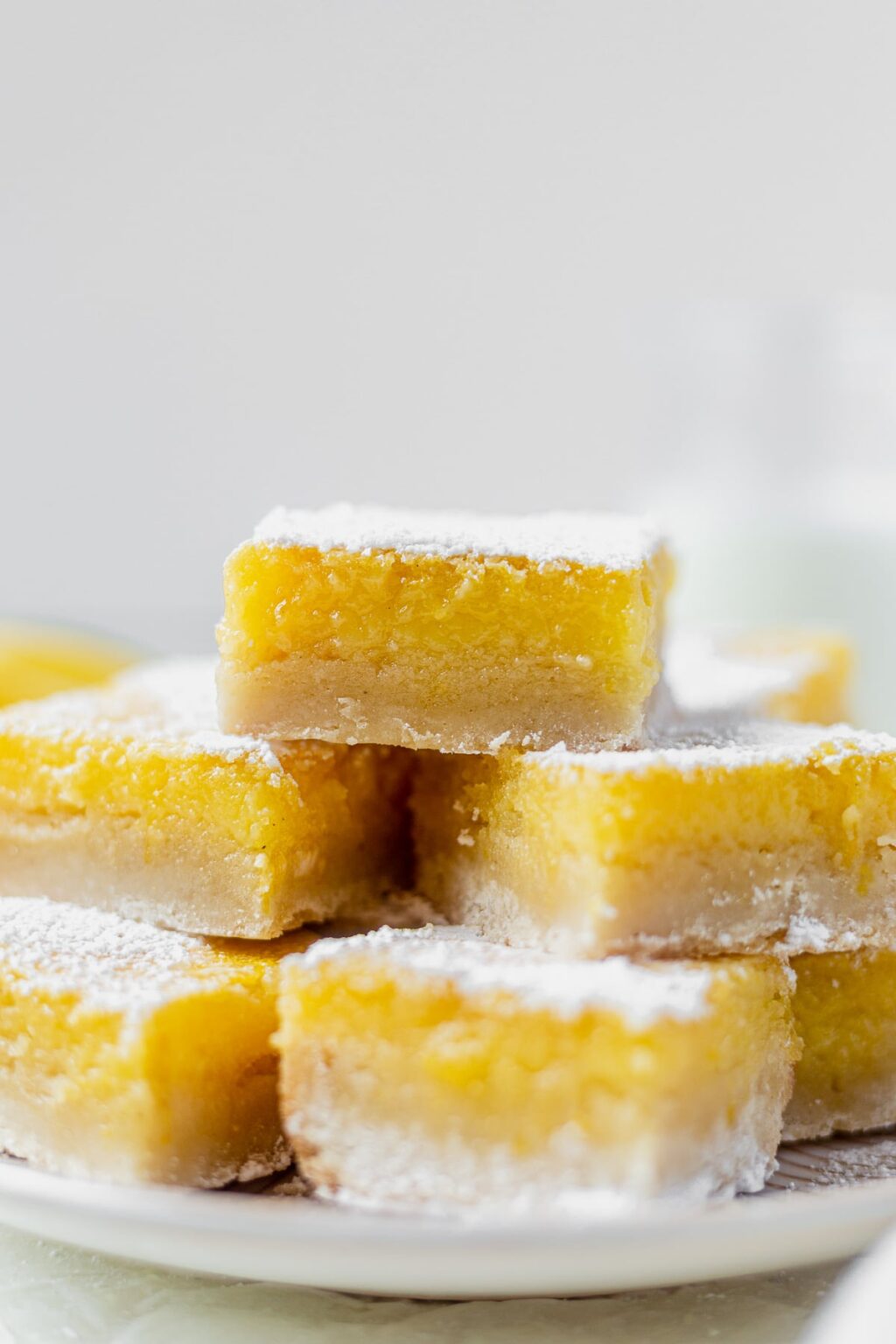 GlutenFree Lemon Bars with Shortbread Crust