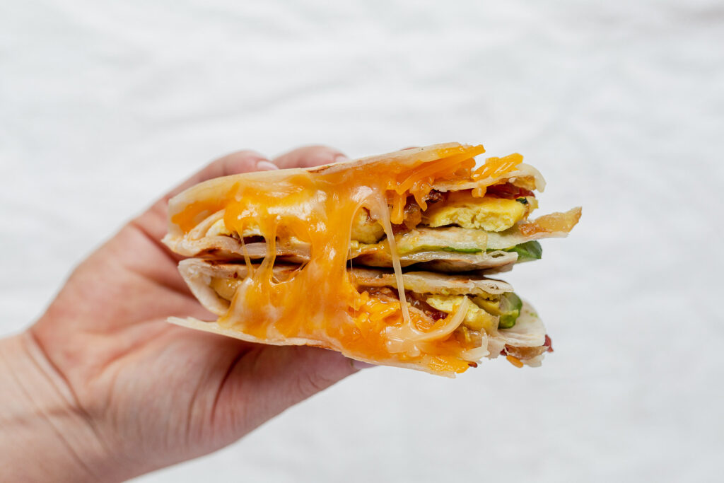 Tik Tok Breakfast Quesadilla Hack