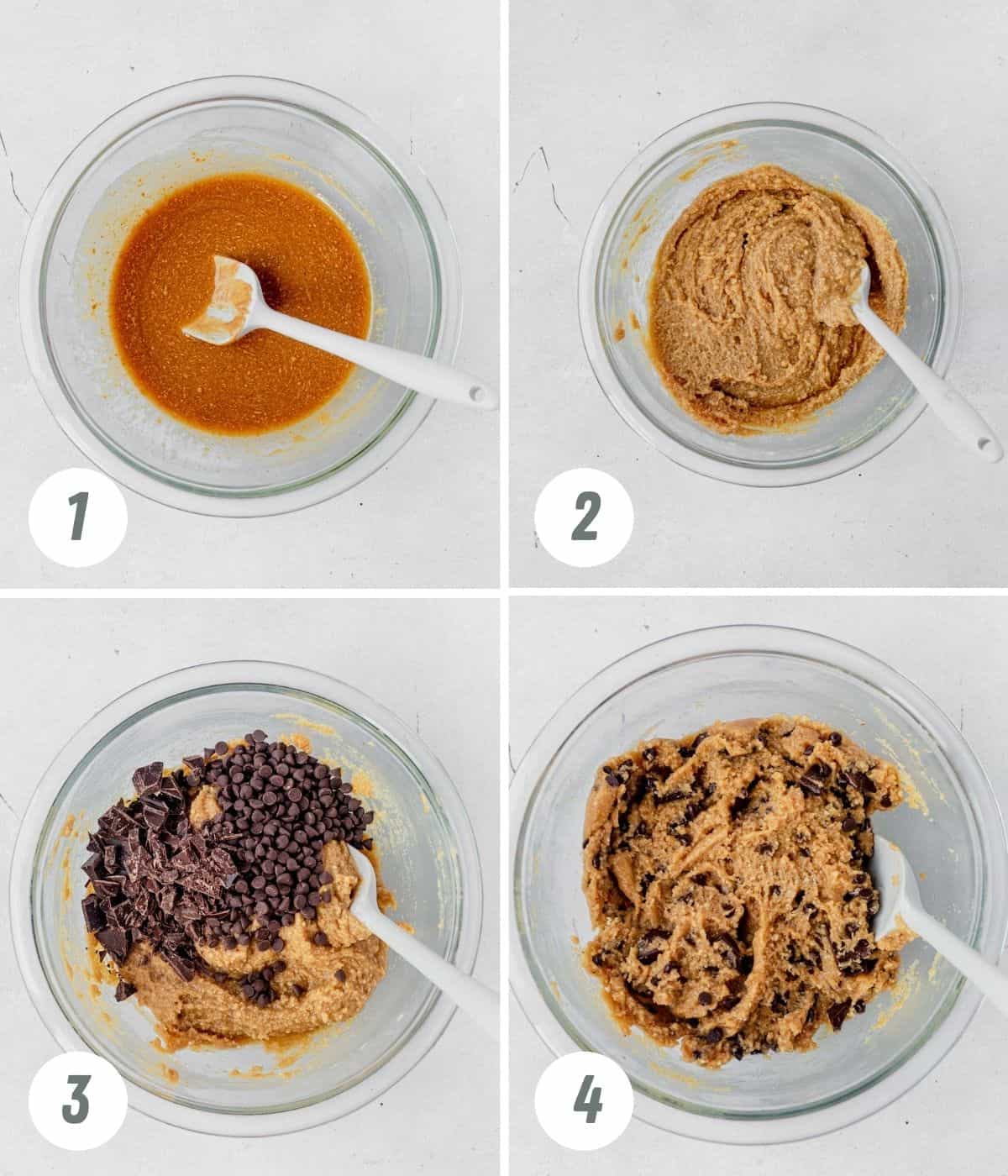 how to make healthy cookie dough step by step photos