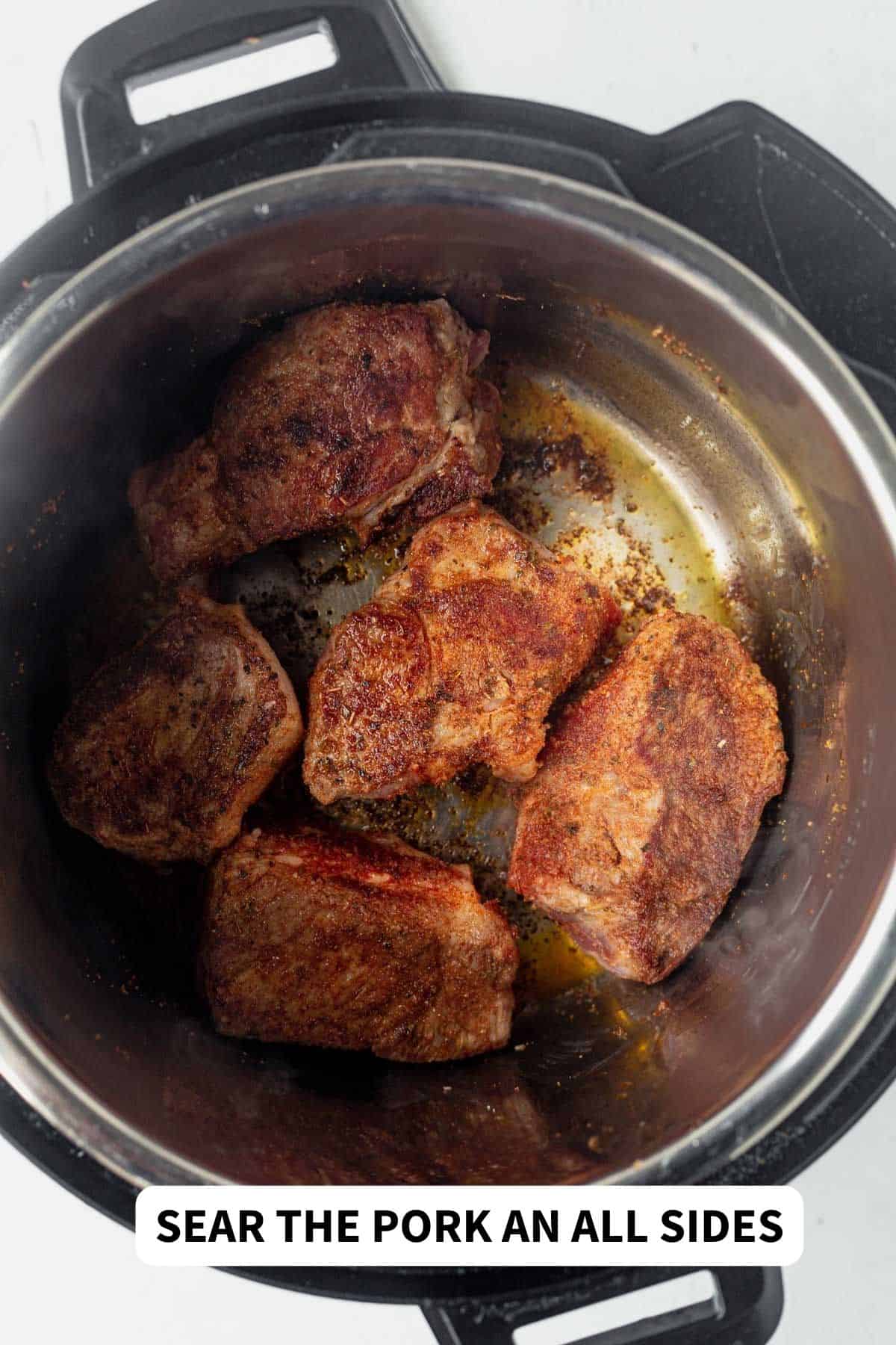 how to sear pork shoulder in the instant pot
