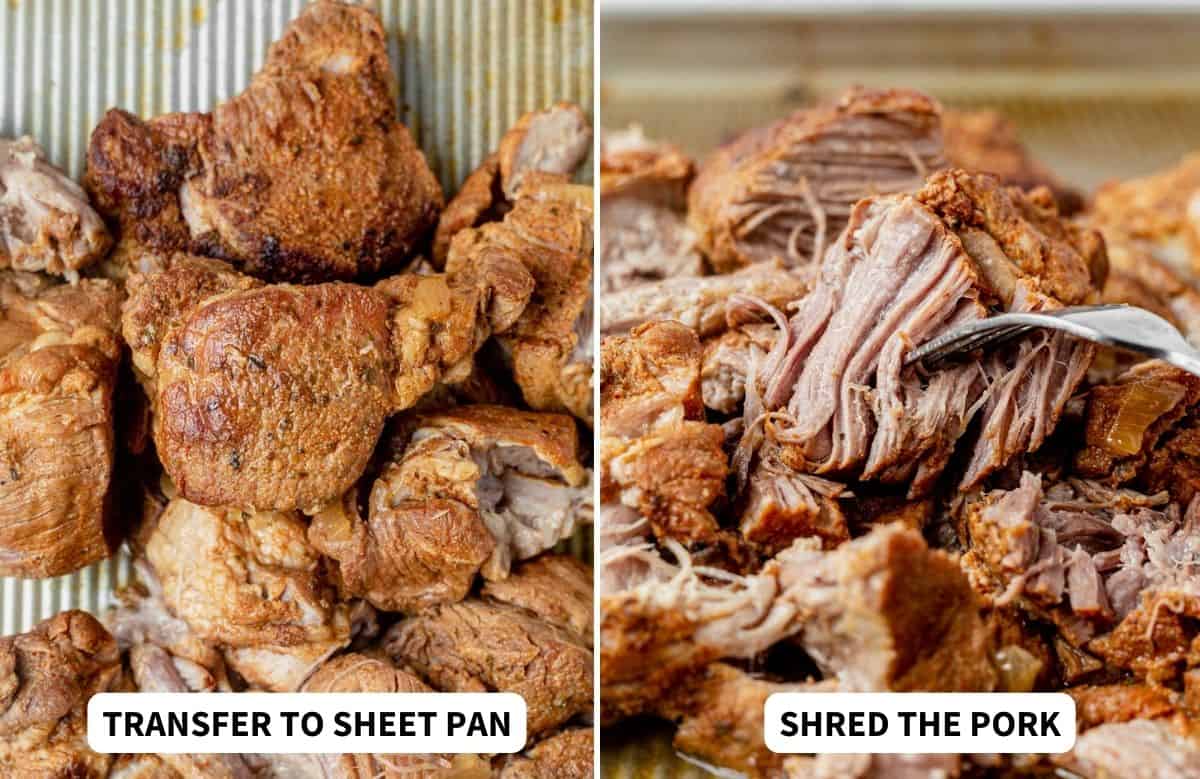 how to shred instant pot carnitas