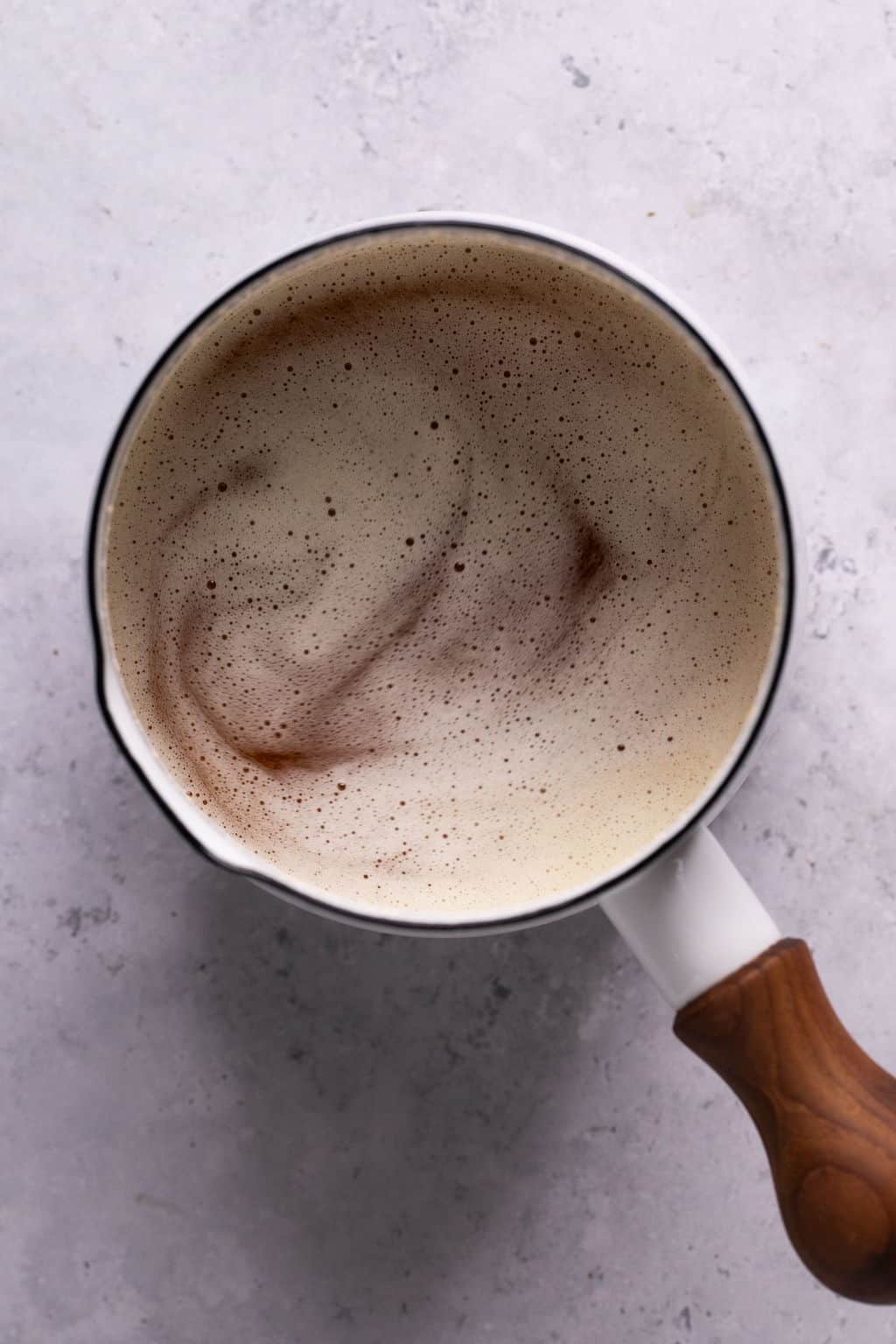 brown butter in a small saucepan.