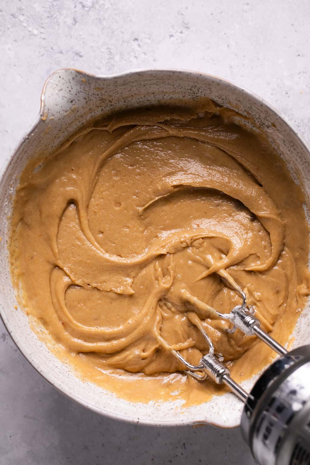 maple pecan cookie dough in a large bowl.