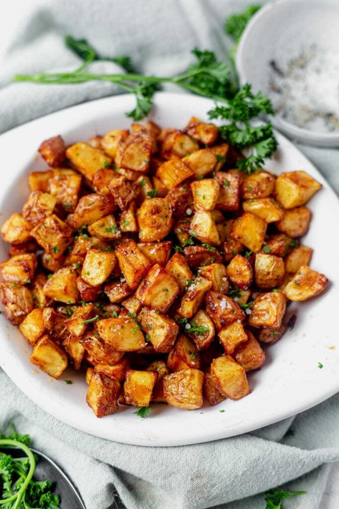 Crispy Air Fryer Breakfast Potatoes (Home Fries)