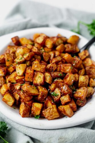 Crispy Air Fryer Breakfast Potatoes - What Molly Made