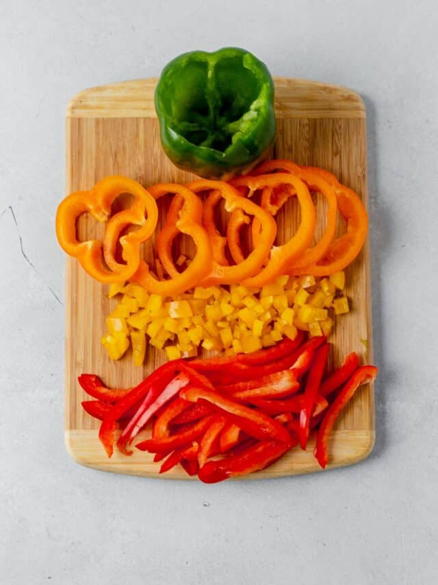 How to Dice a Bell Pepper — The Sunny Palate