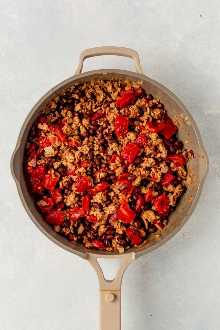 Easy Southwest Ground Turkey Enchilada Recipe