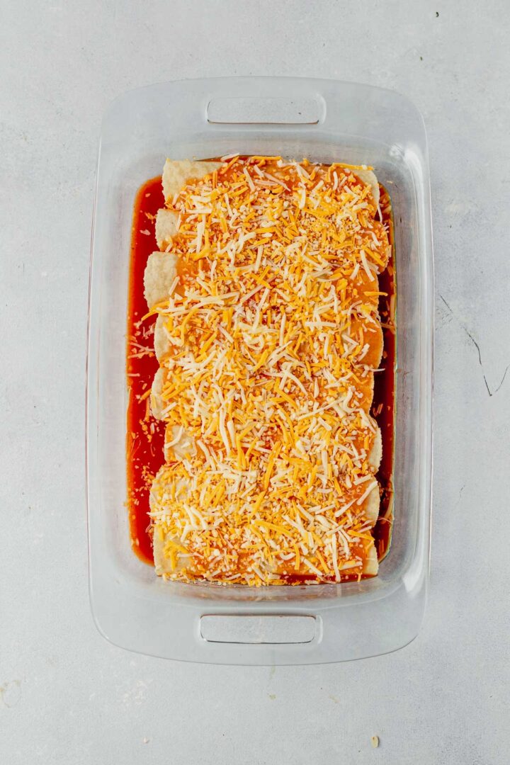 Easy Southwest Ground Turkey Enchilada Recipe