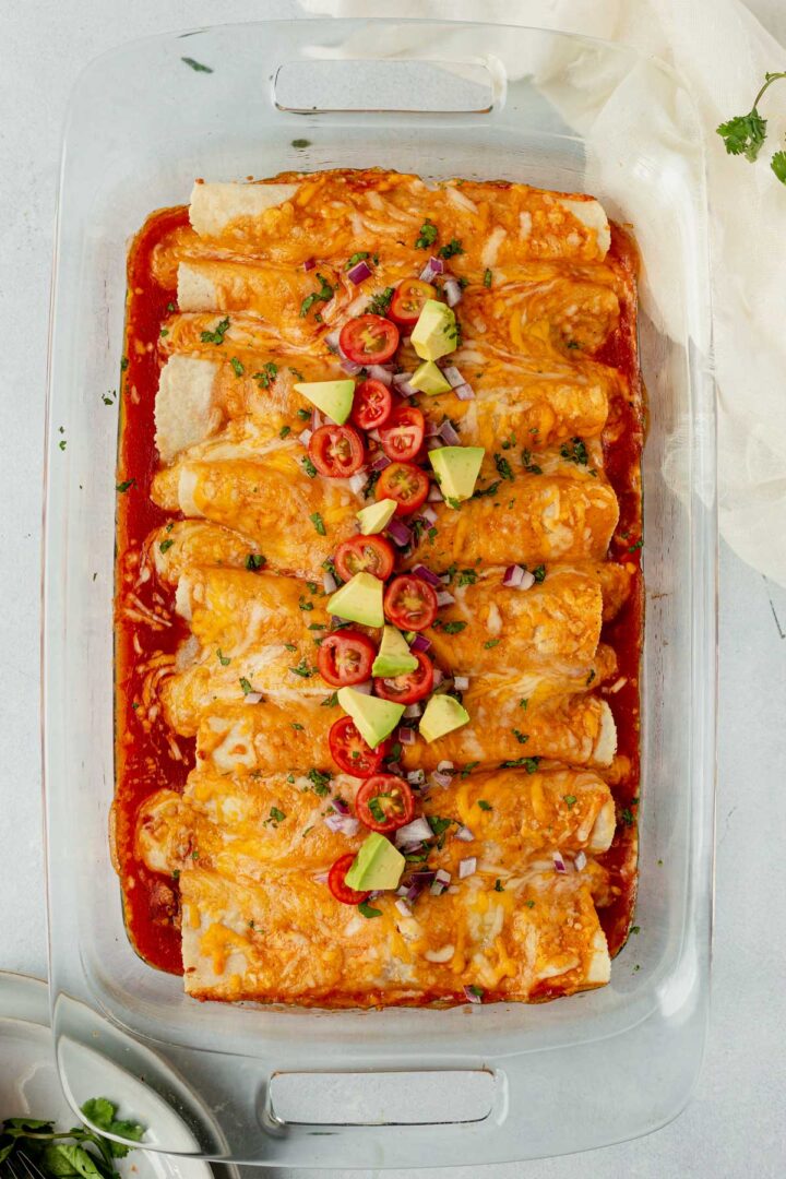 Easy Southwest Ground Turkey Enchilada Recipe