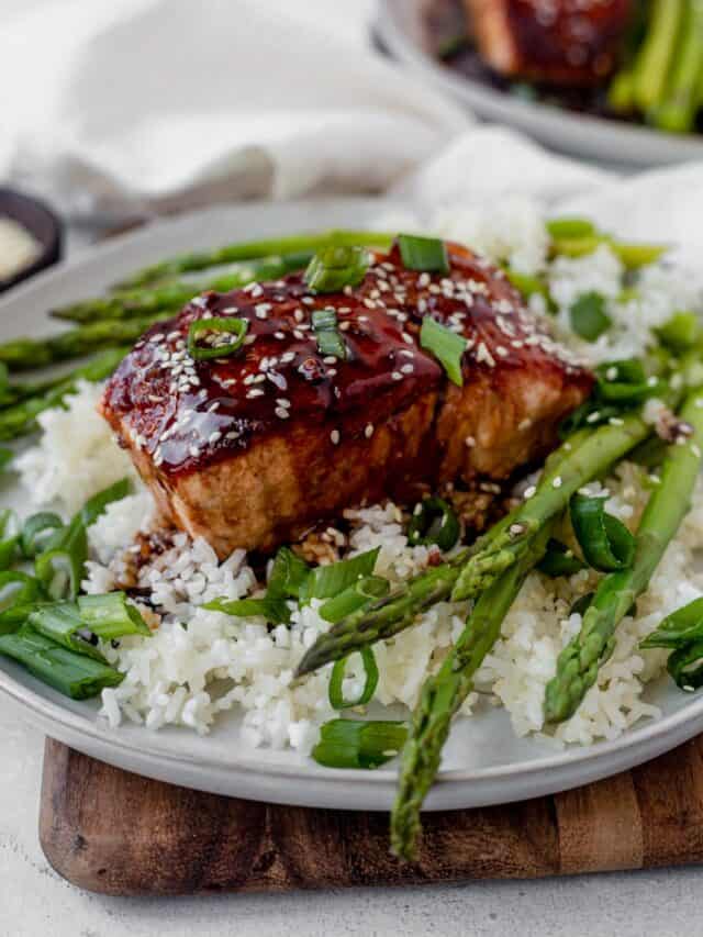 Teriyaki Glazed Salmon - What Molly Made