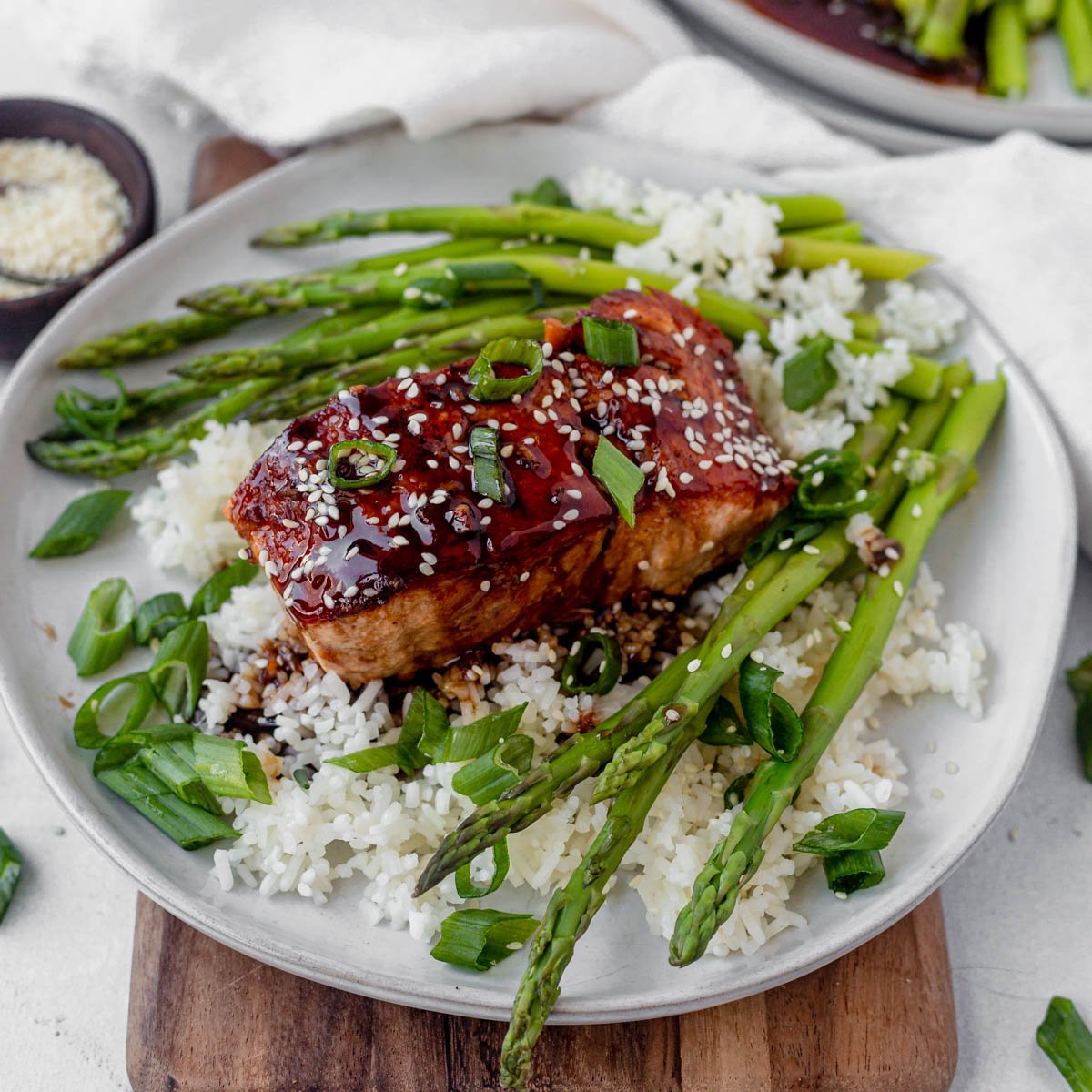 Easy Teriyaki Glazed Salmon - What Molly Made